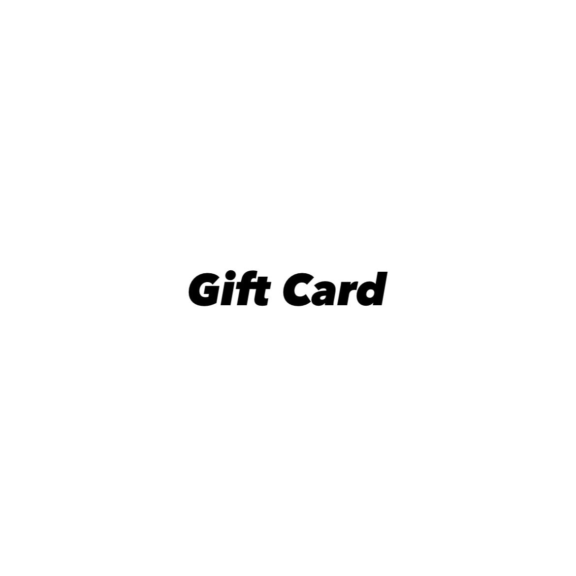 GIFT CARD